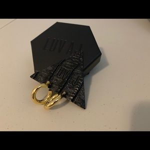 COPY - Luv Aj Amalfi hoop gold Earrings